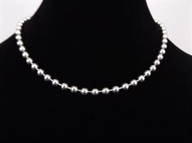.925 Sterling Silver Heavy Ball Chain Necklace