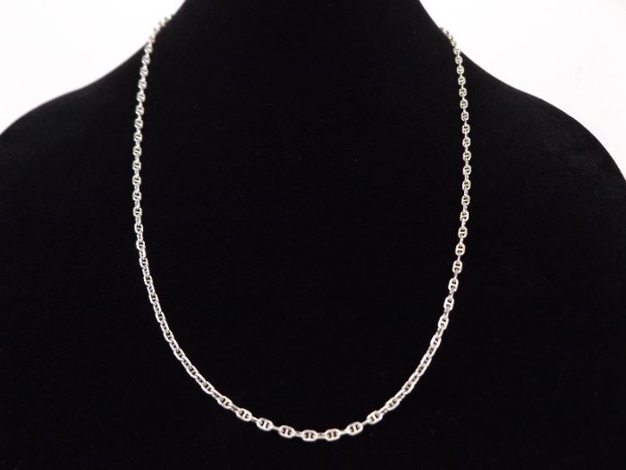 .925 Sterling Silver Mariner Link Necklace
