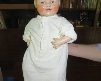 Antique 1920s Baby Dimples Composition Doll
