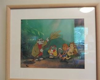 ONCE UPON A FOREST MOVIE CEL / ANIMATION ART
NUMBERED  (HANNA-BARBERA)
