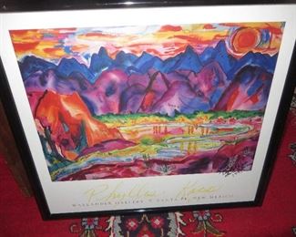 PHYLLIS KAPP "VALLEY OF ETERNAL LOVE"
SIGNED LITHOGRAPH
