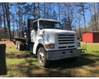 1999 Sterling Diesel Dump Truck  w/ Hydraulic 21 Ft. Scissor Lift Bed