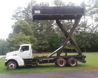1999 Sterling Diesel Dump Truck  w/ Hydraulic 21 Ft. Scissor Lift Bed