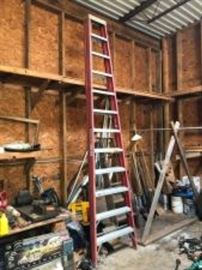 12 Ft. Fiberglass and Aluminum Ladder