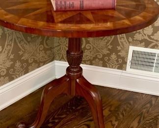 11. Marquetry Accent Table (27" x 27")