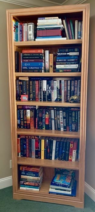 75. Bookcase w/ 6 Shelves (33" x 12" x 84") 