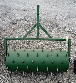 Heavy Duty 3 ft Pull Behind Aerator, Can Be Filled With Water Or Sand