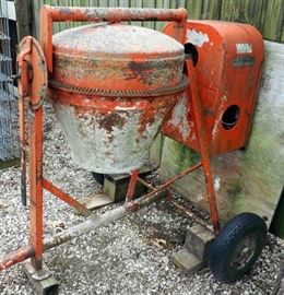 Essick Electric Pull Behind Concrete Mixer