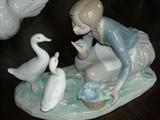 Lladro Goose Girl