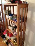 Mission oak shelf