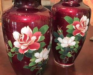 cloissone vases