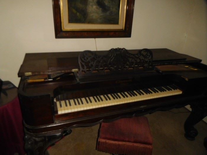 view  of  piano  keys