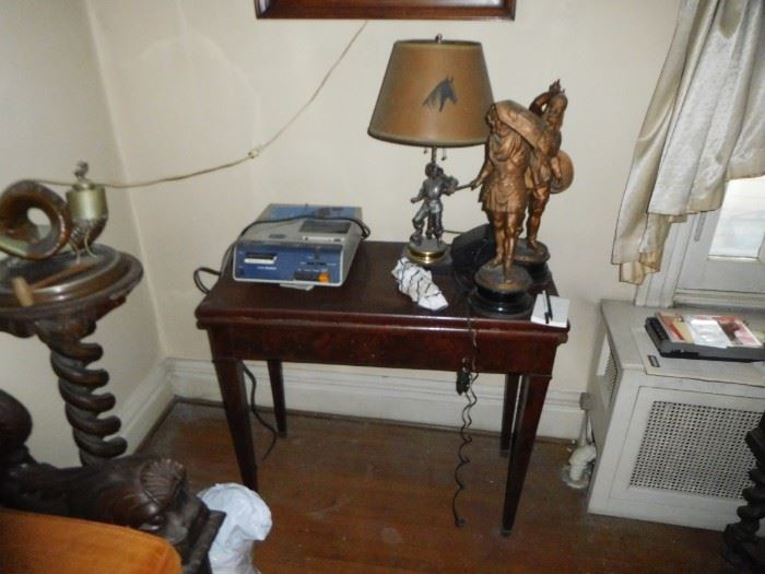 pedestal  and  game  table  only