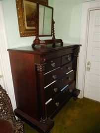 large  dresser    with  mirror