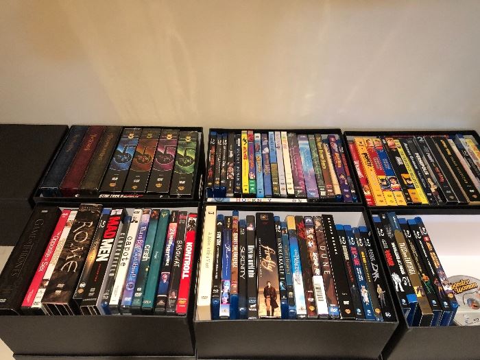 DVDs and some CD's for sale
