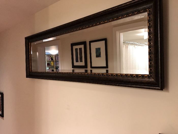 rectangular mirror asking $140
