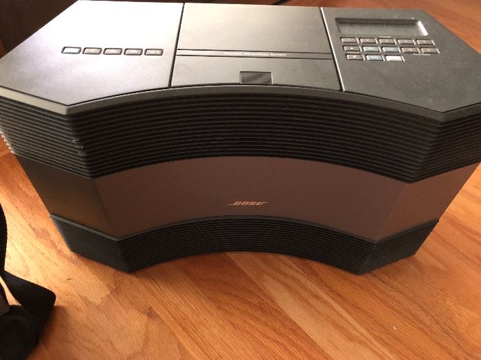 Bose Acoustic Wave portable stereo system including travel case