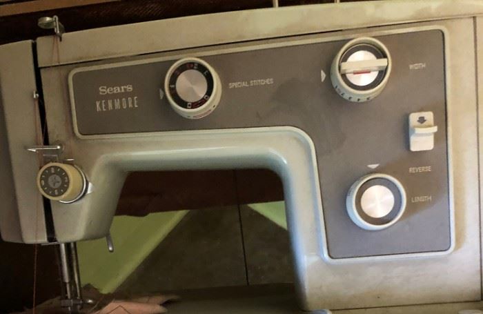 Sears Kenmore Sewing Machine and Cabinet