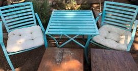 Teal Tale and 2 Chairs
