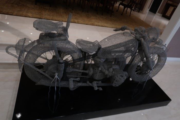 Jin Dian Shi  replica of a 1940s BMW motorcycle