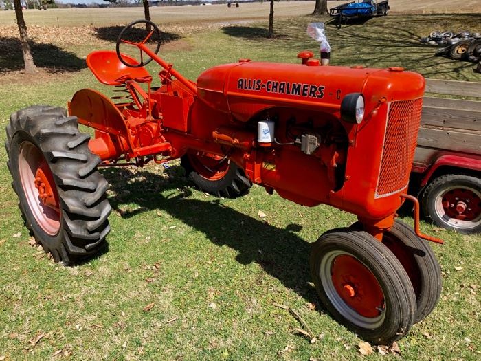 Mid-1940s Allis Chalmers C tractor