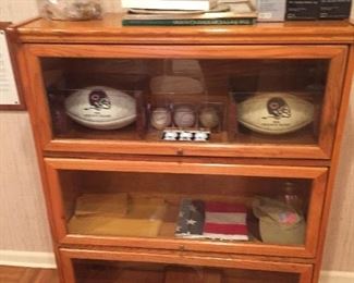 Lawyer’s case and sports memorabilia