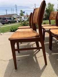 6 DUX CHAIRS MADE IN SWEDEN