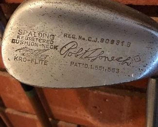 Vintage golf clubs