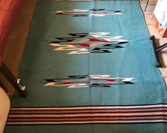 Genuine 100% wool hand woven by Richard Ortega. Chimayo,New Mexico