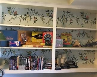 Games, VHS tape’s and DVDs