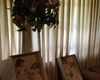 Mother and daughter dolls