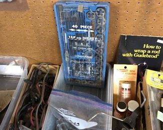 Tap and die sets, misc items