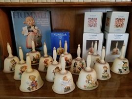 Vintage Hummel bells with Box's