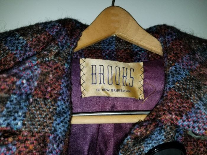 Original Brooks of New Brunswick Clothing tag, really nice coloring, original Union tag intact as well. 
