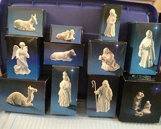 Avon nativity figurines with original boxes