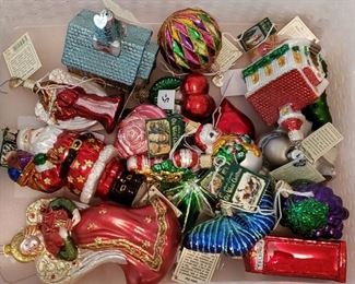 OLD WORLD CHRISTMAS ORNAMENTS