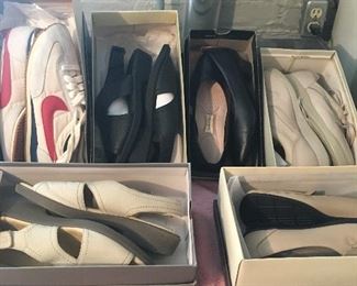 Shoes in boxes