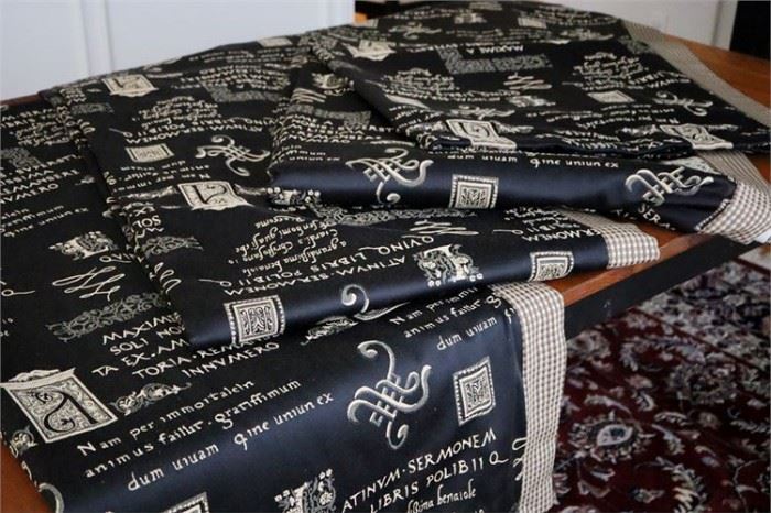 3. Set of Three Curtain Panels