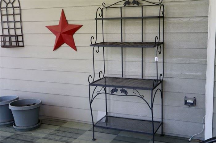21. Bakers Rack in Cast Iron