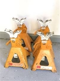 52. Four Floor Jack Stands