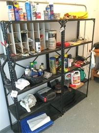 54. Two Sections of Metal Shelving