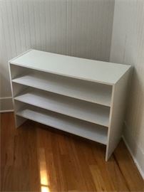 62. Utilitarian Clothes Shelf