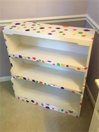 69. Childs Whimsical Decorated Bookcase