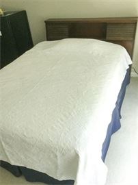 71. Bookcase Headboard with Bedding