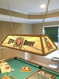 83. Light Beer Advertising Pool Table Lamp