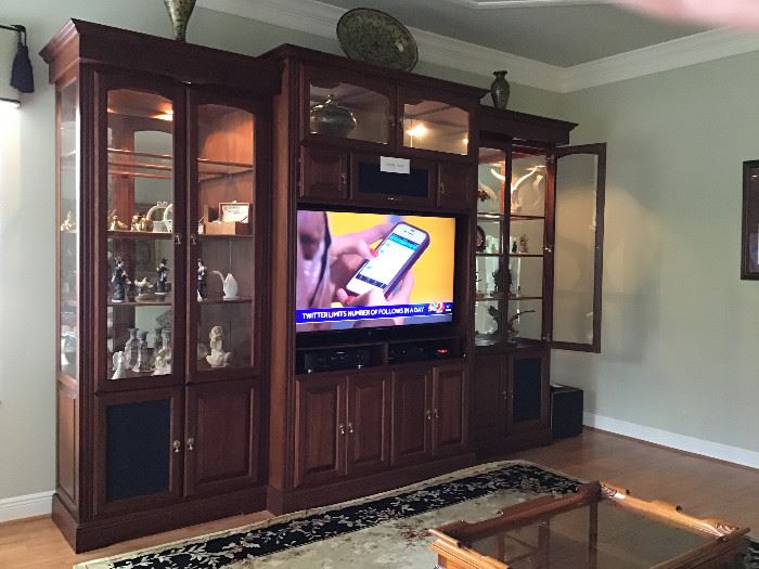 Supersized Display Cabinet 8ft tall by 11 1/2ft long.