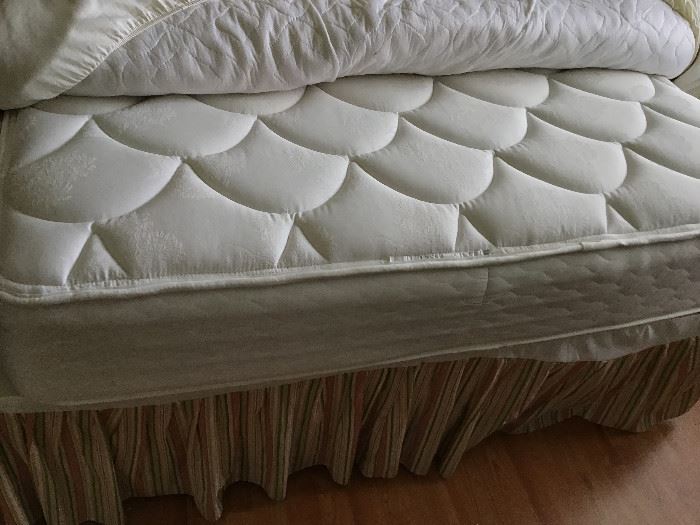 Queen size mattress and base