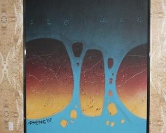 Large Contemporary Oil by Paeng