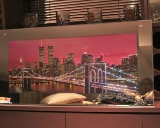 Light Up Manhattan Skyline and Bridge