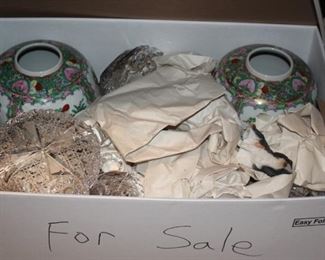Assorted Ceramics, Mirrors, Prints and Lamps